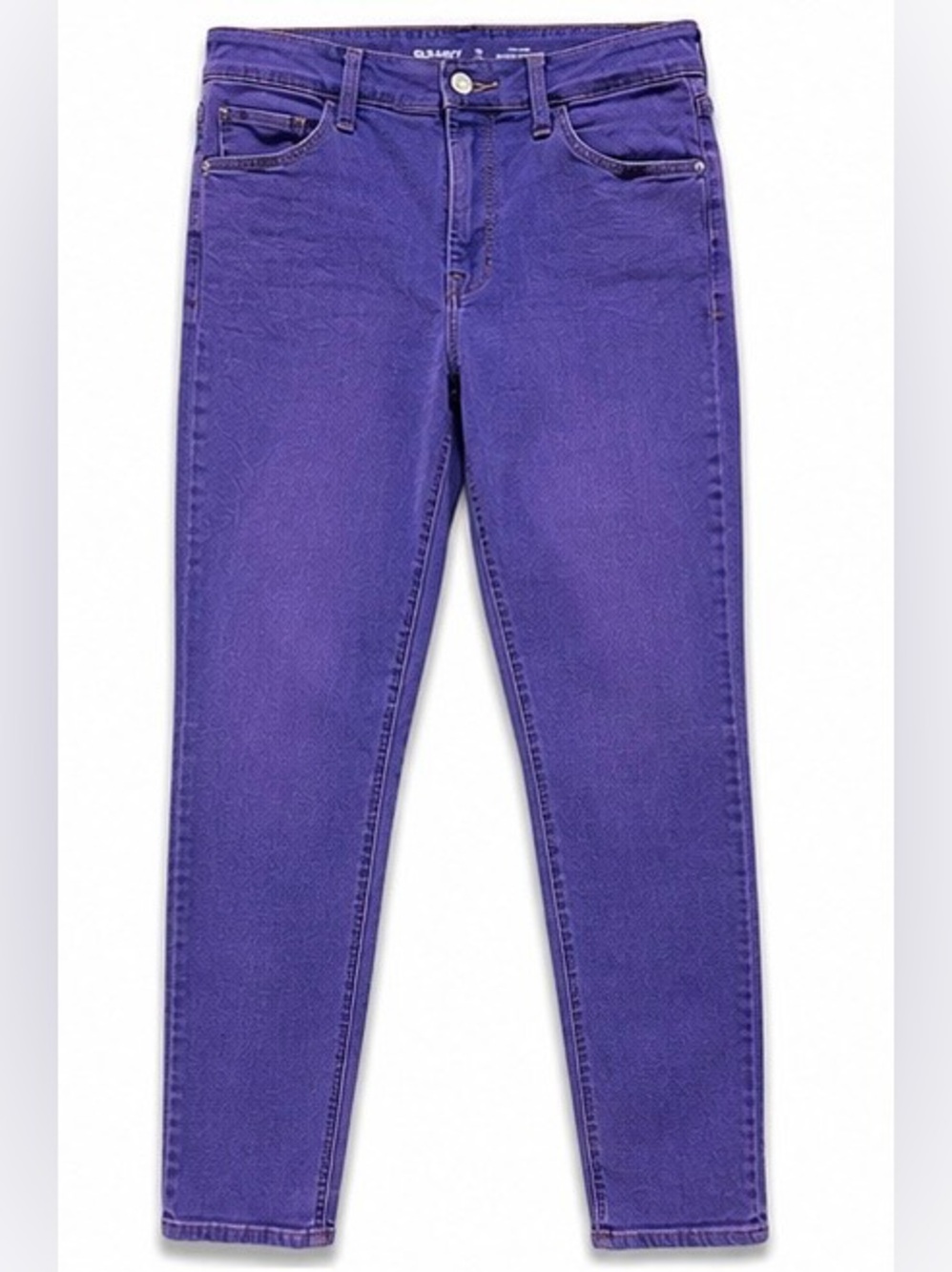 Old Navy High-Rise Super Skinny Jeans Size 10 Tall Purple Lavender